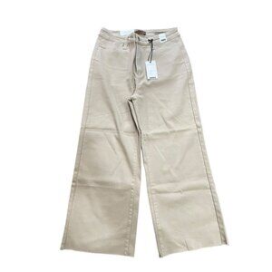 Judy Blue Tan High Waist Crop Wide Leg Pants‎ JB88638